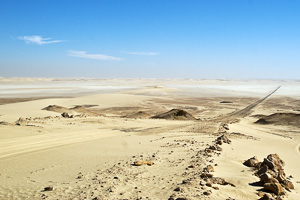 Дорога в пустыне, Сива, Бахария, Египет
